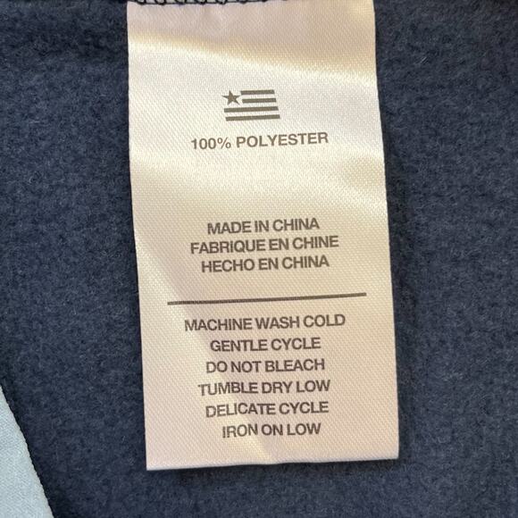 Seven Oaks Children's 1/4 Zip Fleece Pull Over Sweatshirt in Blue Size 6/7 - Picture 11 of 13